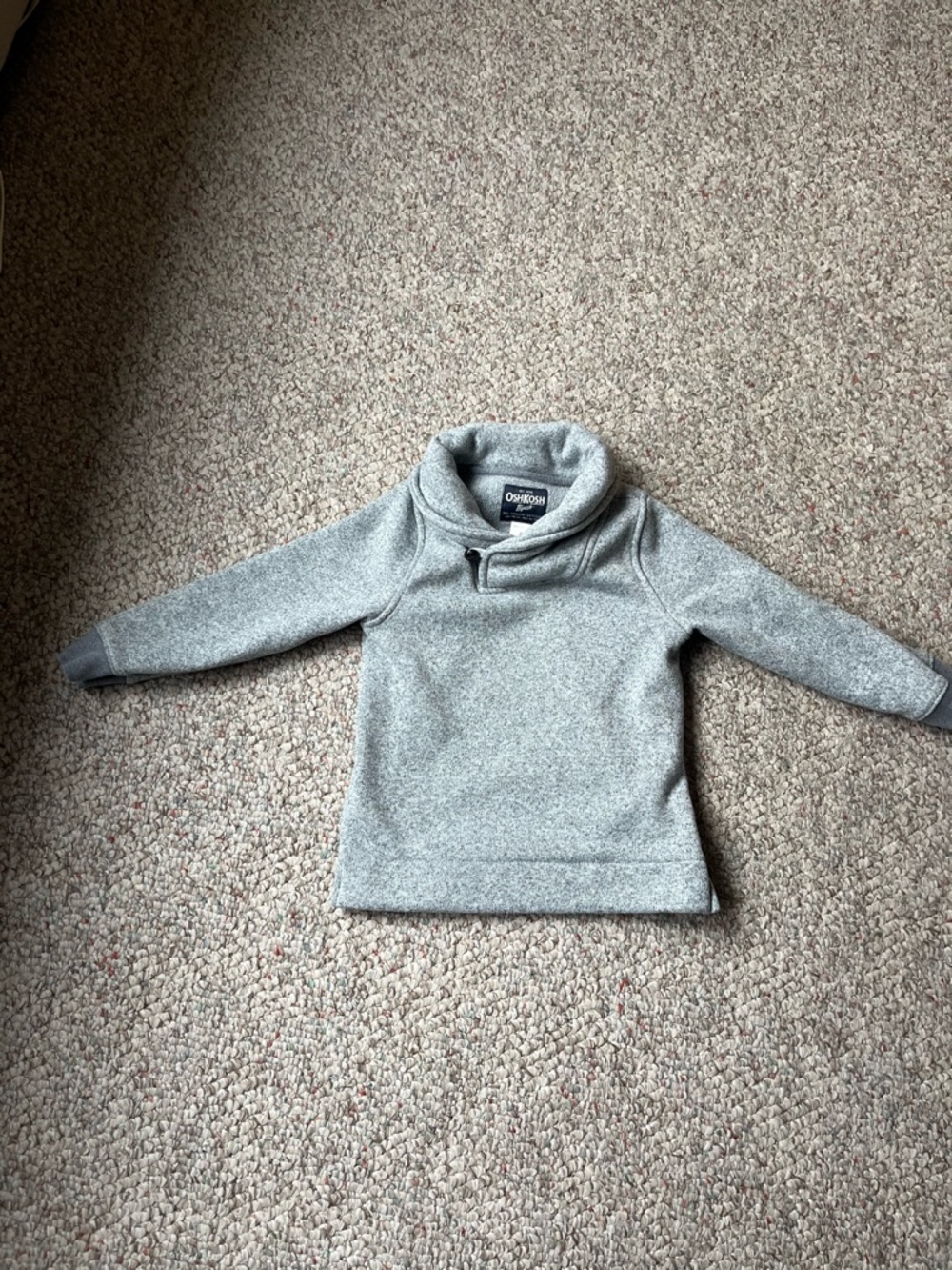 Kids' Gray Heather Pullover